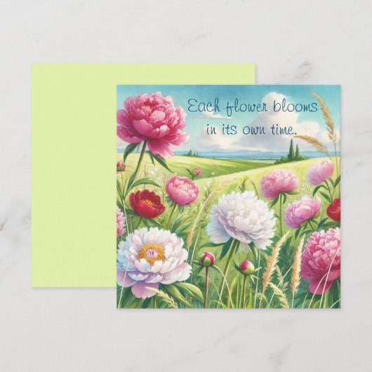 Spenden und Zitate Karte (Vorne/Hinten)