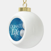 Spenden von Leben Keramik Kugel-Ornament (Rechts)