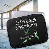 Spenden von Organspender Bewusstsein Laptop-Sieb Laptopschutzhülle