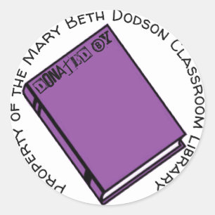 Spenden von runder aufkleber