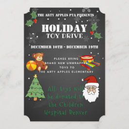 Spendenaktion für Weihnachtsspielzeug Einladung