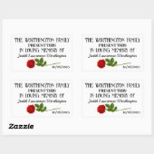 Spendenaufkleber Rechteckiger Aufkleber (Blatt)