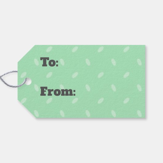 Spendenmarke für zukünftige Biologen Geschenkanhänger (Rückseite Horizontal)