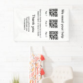 Spendensammlungstipp jar fügen Sie Ihre q r Name c Banner (Insitu)