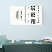 Spendensammlungstipp jar fügen Sie Ihre q r Name c Banner (Messeveranstaltung)