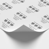 Spendensammlungstipp jar fügen Sie Ihre q r Name c Geschenkpapier (Ecke)