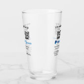 Spendensammlungstipp jar fügen Sie Ihre q r Name c Glas (Rechts)