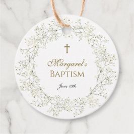 Spendentags für Baby-Atemtaufe Geschenkanhänger