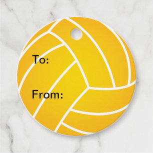 Spendentags von Water Polo Ball Geschenkanhänger