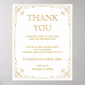 SpendenzEICHEN | Gatsby Art Deco Poster (Vorne)