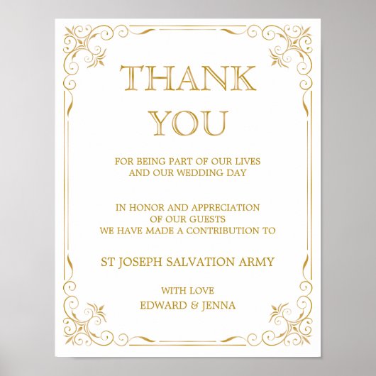 SpendenzEICHEN | Gatsby Art Deco Poster (Vorne)