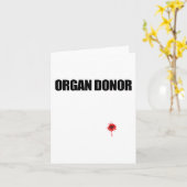 Spender Spaß Bloody Wound Niere Transplant Meme Karte (Gelbe Blume)