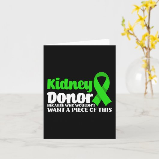 Spender Transplantationsspass Gute Operation Niere Karte (Gelbe Blume)