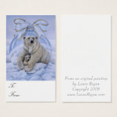 Spendermarken für Eisbären (Vorne & Hinten)