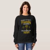 Spending Time With Family On Hanukkah Jewish Jew G Sweatshirt (Vorne ganz)