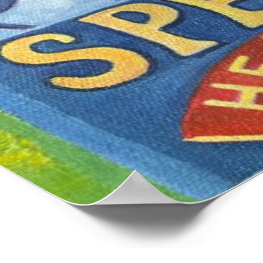 Spenheart Matte Print Poster (Ecke)