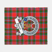Spens Clan Abzeichen Tartan Kariert Fleecedecke (Vorderseite (Horizontal))