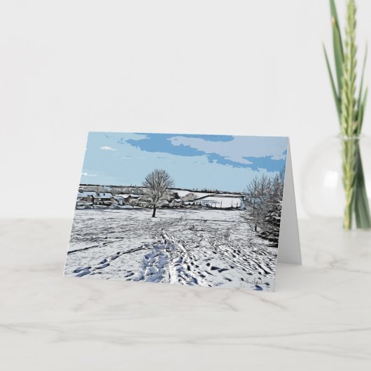 Spens Field, Harthill mit Woodall. Karte (Vorderseite)