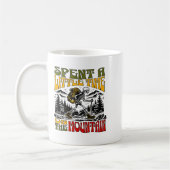 Spent A Little Time On The Mountain - Skeleton Hik Kaffeetasse (Links)