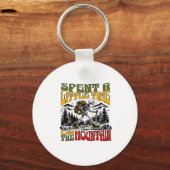 Spent A Little Time On The Mountain - Skeleton Hik Schlüsselanhänger (Vorderseite)