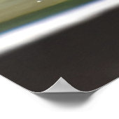 Sperling auf Birdbad Poster (Ecke)