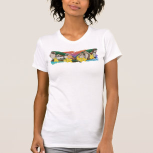 Sperlinge in einer Reihe T-Shirt