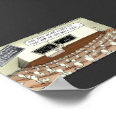 Sperm Class 101 Funny Poster (Ecke)