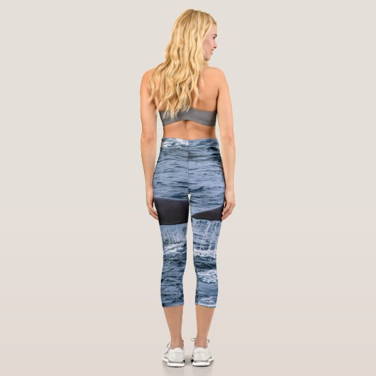 Sperm Whale Capri Leggings (Rückseite)