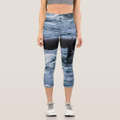 Sperm Whale Capri Leggings (Vorderseite)