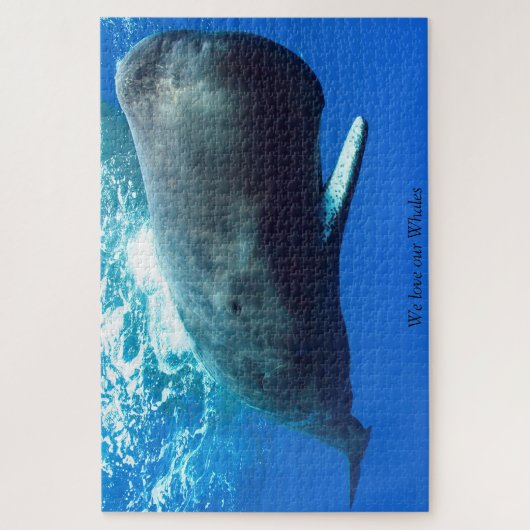Sperm Whale Jigsaw Puzzle (Vertikal)