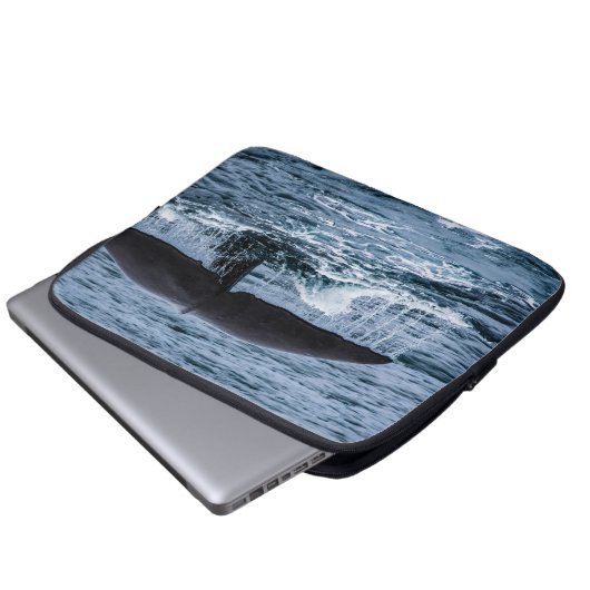 Sperm Whale Laptopschutzhülle (Vorne Knopf)
