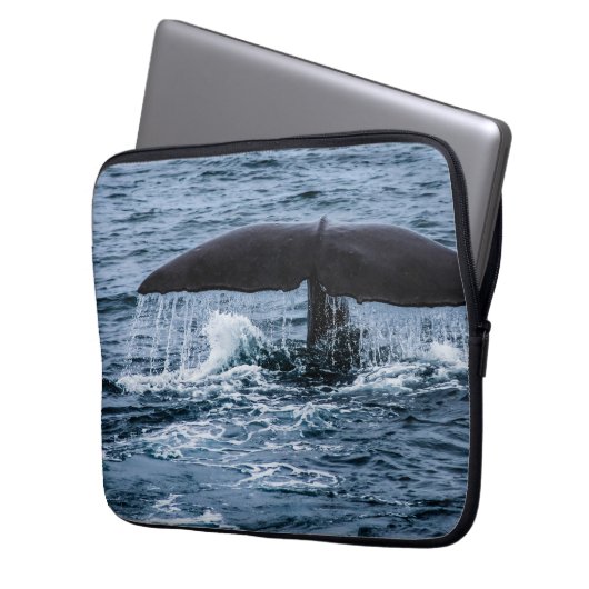 Sperm Whale Laptopschutzhülle (Vorderseite Links)