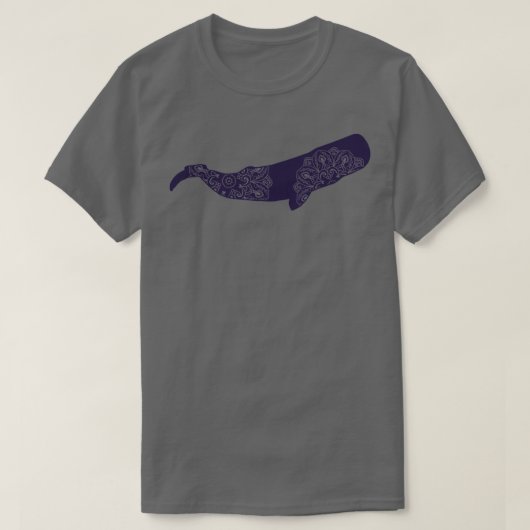 Sperm Whale Mandala T-Shirt (Design vorne)