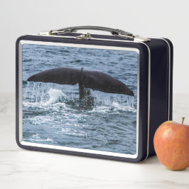 Sperm Whale Metall Brotdose