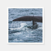 Sperm Whale Serviette (Vorderseite)