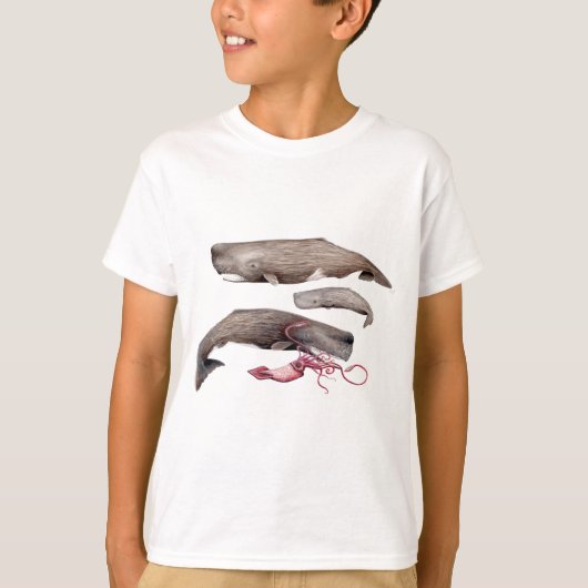 Sperm whale Trio T-Shirt (Vorderseite)