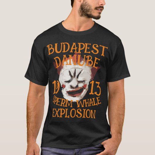 Sperma Whale Explosion BUDAPEST DANUBE RIVER 1913 T-Shirt (Vorderseite)