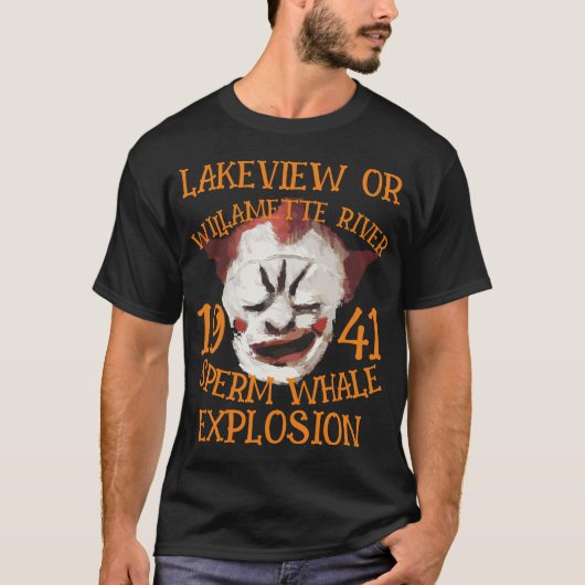 Sperma Whale Explosion LAKEVIEW OREGON 1941 T-Shirt (Vorderseite)