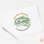 Spermatozoid-Aufkleber - fertig, feuerfest, Ziel Runder Aufkleber (Umschlag)