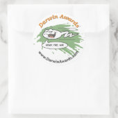 Spermatozoid-Aufkleber - fertig, feuerfest, Ziel Runder Aufkleber (Tasche)