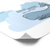 Spermawal und Schüssel Petunias Poster (Ecke)