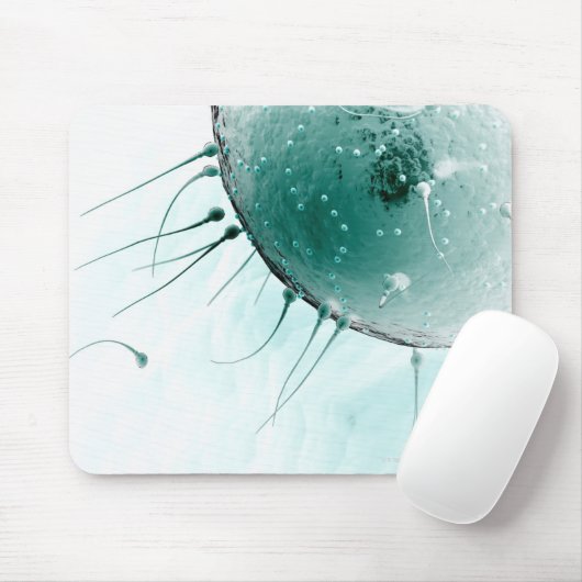 Spermien Düngen eines Ovums. Mousepad (Mit Mouse)