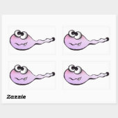 Spermien, sperm, aufkleber, kaulquappen, sticker (Blatt)