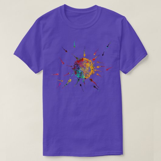 Spermien und Ei 3 T-Shirt (Design vorne)