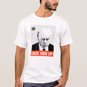 Sperr ihn ein: Trump-Mugshot T-Shirt