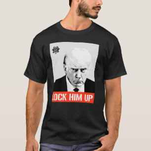 Sperr ihn ein: Trump-Mugshot T-Shirt