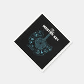 Sperr-Lockerung-Geschenk für den Master Serviette (Ecke)