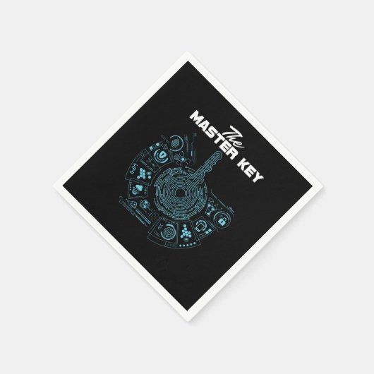 Sperr-Lockerung-Geschenk für den Master Serviette (Ecke)