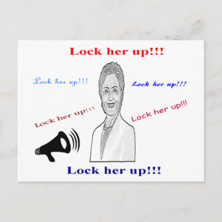 Sperr sie auf postkarte