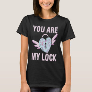 Sperre und Key Männer Frauen Ehemann Ehefrau Paare T-Shirt